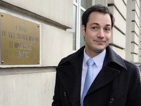 Voorzitter van Open Vld Alexander De Croo.