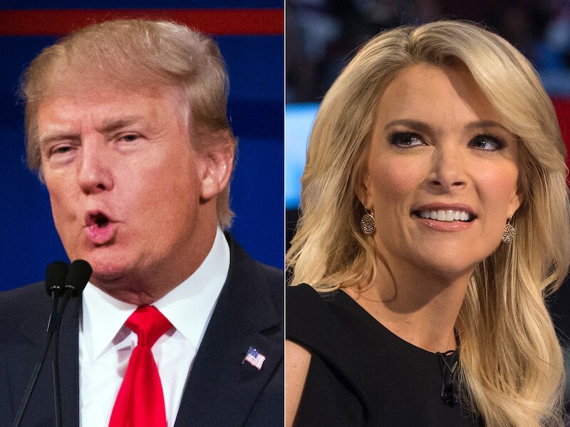 Donald Trump en Megyn Kelly