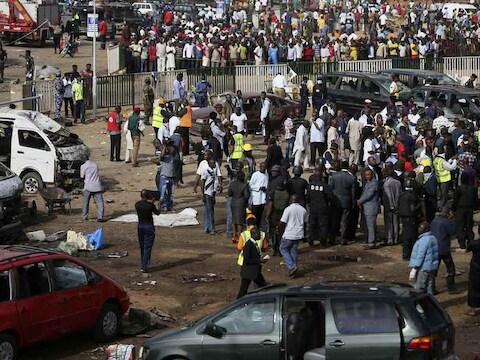 Gisteren kwamen ten minste 72 mensen op het leven bij een bomaanslag in Abuja.