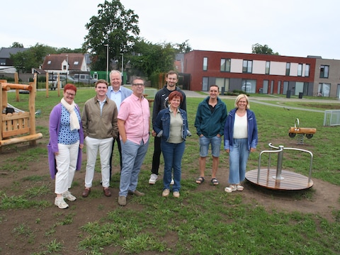 Nieuwe speeltuin nabij woonproject Klara
