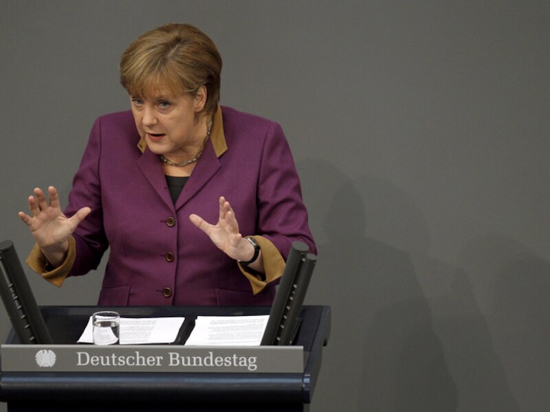 De Duitse bondskanselier Angela Merkel.