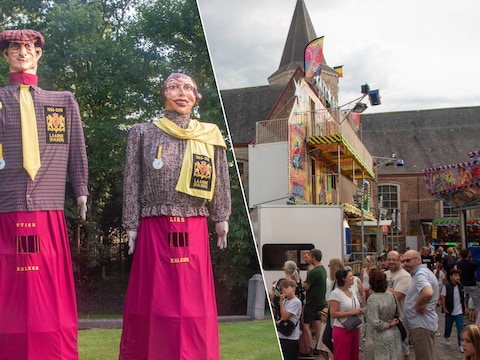 Reuzen Stien en Lies, Inzet: Kermis in Kalken.
