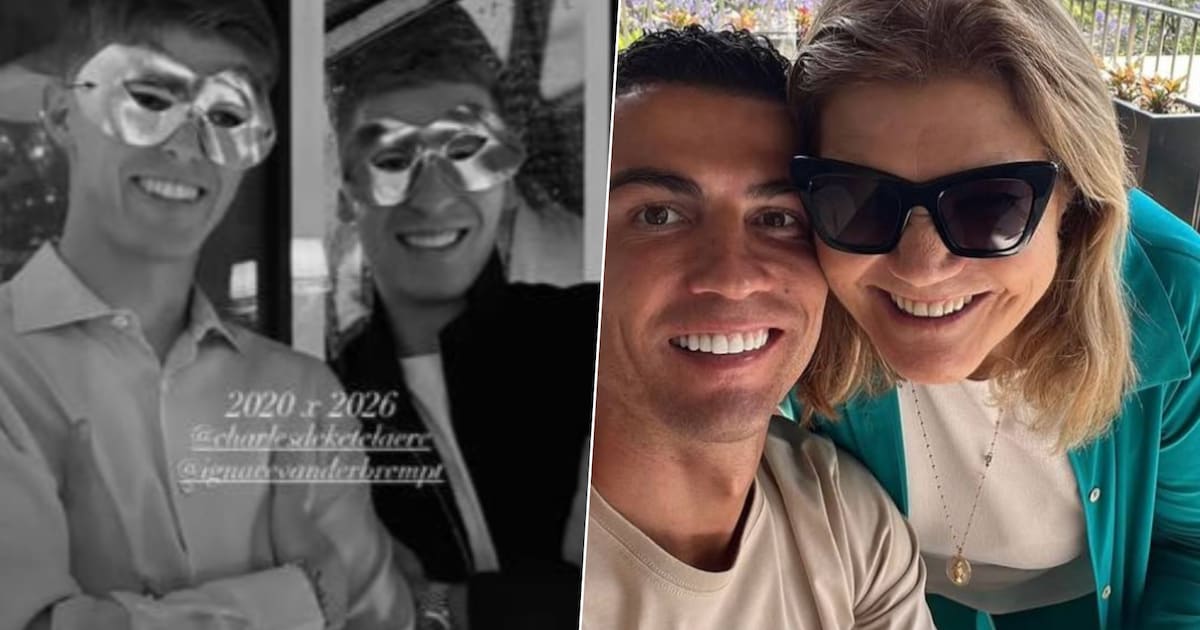 Ex-Club-spelers De Ketelaere en Van der Brempt zetten maskertje op, Ronaldo viert naast Nieuwjaar oo