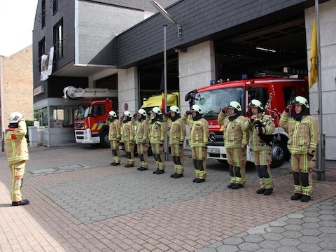 Archiefbeeld van de brandweerkazerne in Gistel. 
