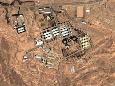 Het militaire complex Parchin in Teheran. De internationale gemeenschap vermoedt dat er testen worden gedaan met nucleaire wapens.