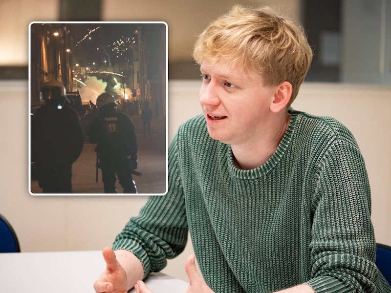 Ben Van Duppen (PVDA) denkt niet dat “meer repressie” dit soort taferelen gaat voorkomen tijdens oudjaar.