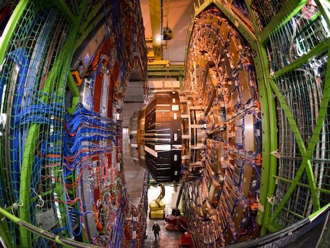 De Large Hadron Collider in het CERN.
