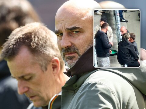 CEO Kenneth Bornauw en sportief directeur Antoine Sibierski/ (inzet: Anderlecht-fans brengen ‘pitjesbak’ mee naar het stadion.)
