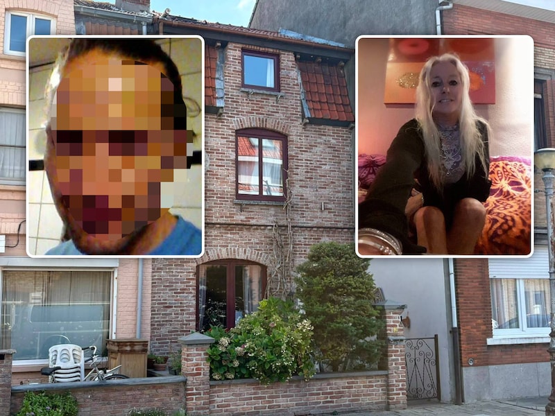 D.W. (links) wordt verdacht van de moord op Dorine Verduyn (rechts) in Oostende