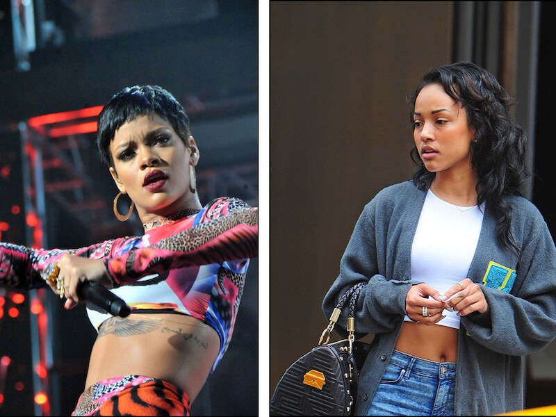 Rihanna en Karrueche Tran.