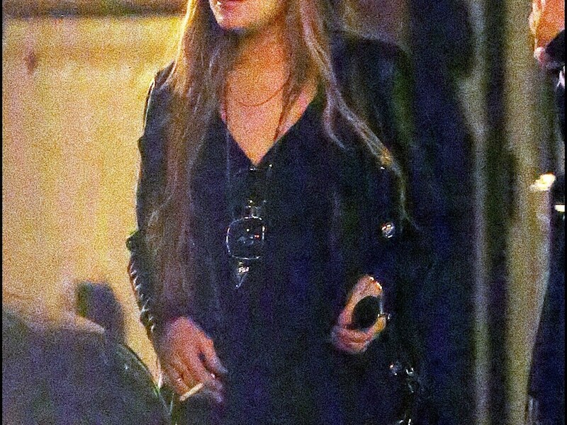 Lindsay Lohan geniet van haar laatste vrije momenten in New York.