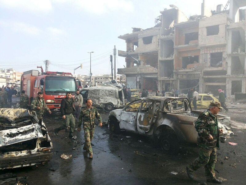 Afgelopen weekend waren steden als dit Homs of hoofdstad Damascus nog het toneel van dodelijke bommencampagnes in Syrië.