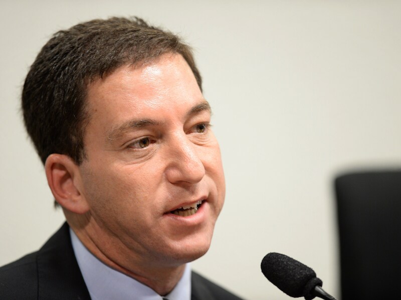 De reporter van The Guardian Glenn Greenwald