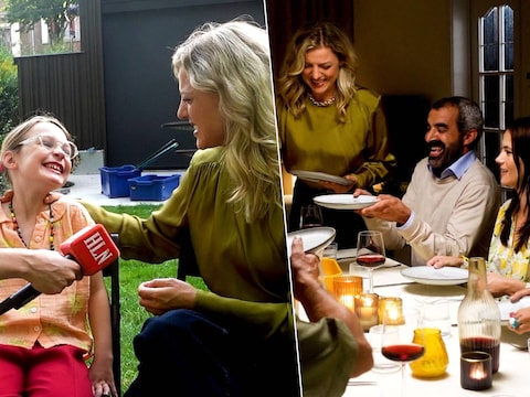 Setbezoek 'Week/Week' met Ella Leyers en Elena Schatteman