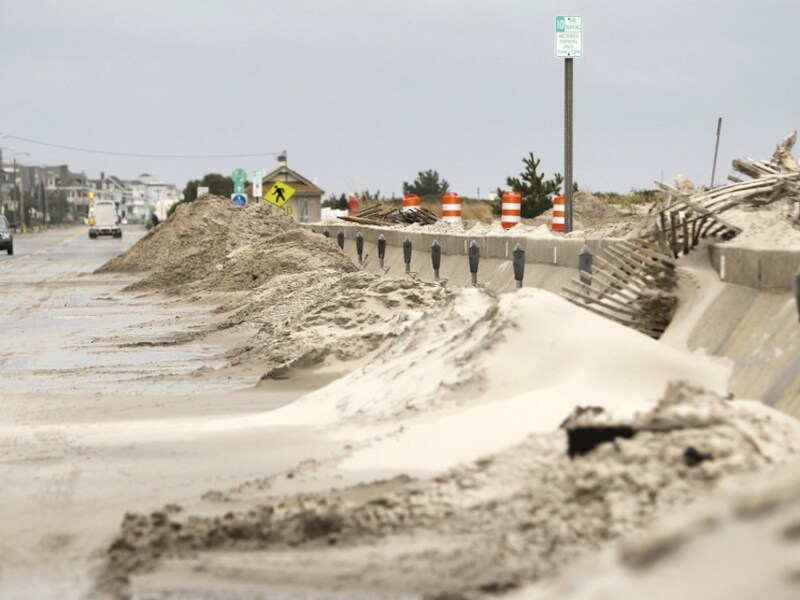 De gouverneur van New Jersey noemde de schade die de storm aanrichtte "onvoorstelbaar".