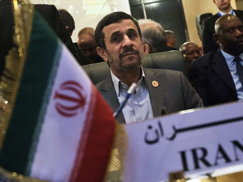 Mahmoud Ahmadinejad.