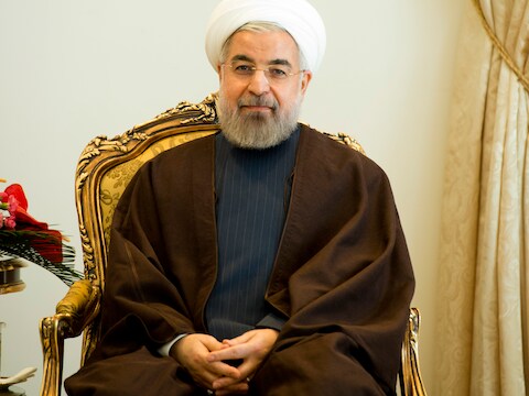 De Iraanse president Rohani voert de druk op in aanloop naar de onderhandelingen.