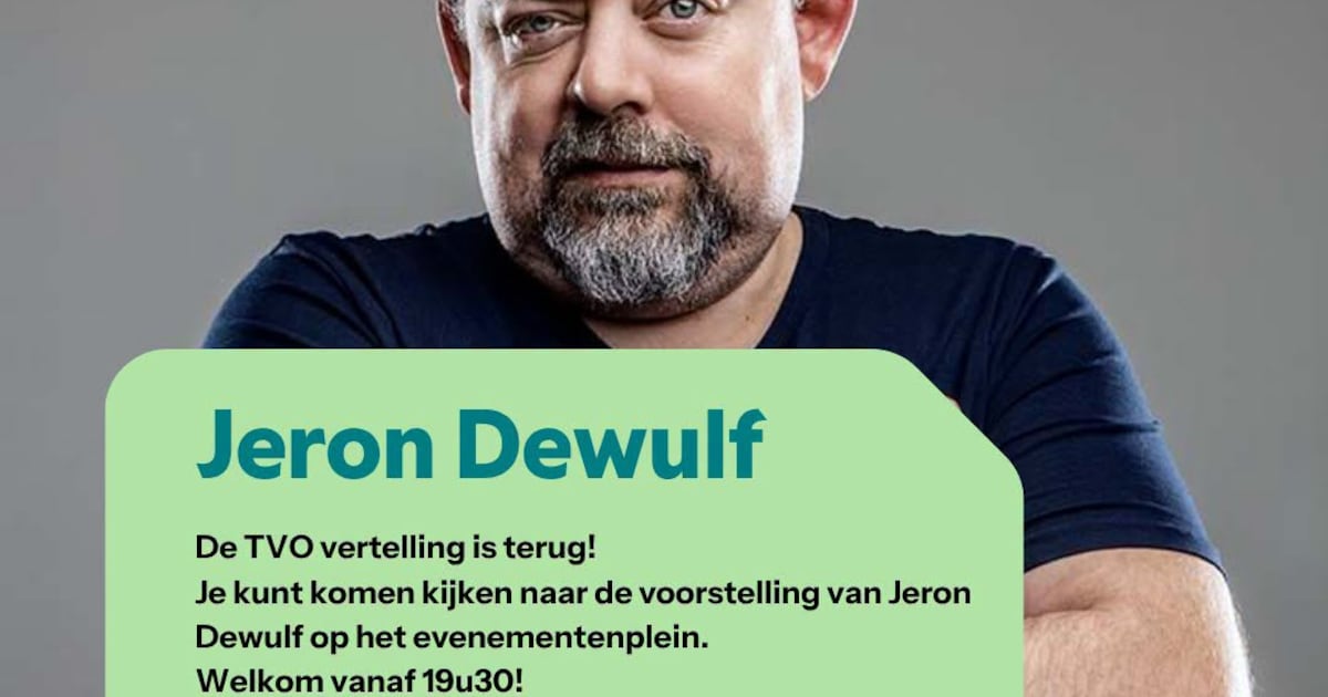 Jeron Dewulf brengt vanavond gratis comedy naar Lede tijdens TV Oost ...
