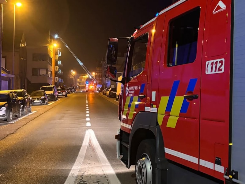 Brandweer Westhoek - post Veurne rukte uit voor een oproep van brand. 