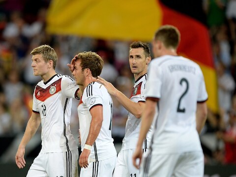 De Mannschaft won met 6-1 tegen Armenië.