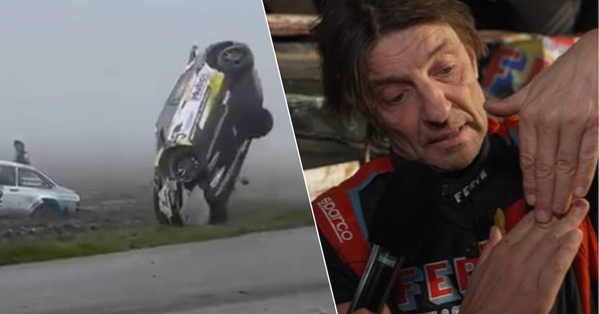 Koen Wauters reageert op spectaculaire beelden van crash in Moorslede: “In  de wagen viel het best mee” | Moorslede | HLN.be