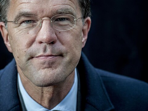 De Nederlandse premier Mark Rutte.