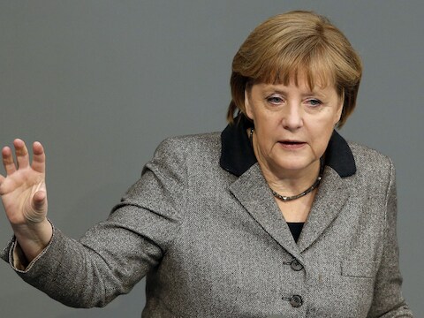 Angela Merkel.