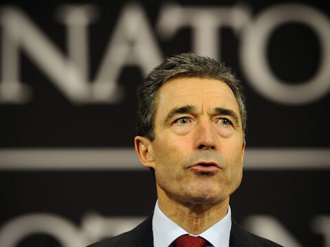 NAVO-topman Anders Fogh Rasmussen.