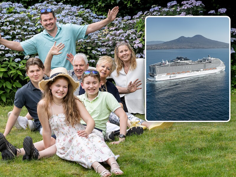 “Een all-inhotel zou ons bijna evenveel kosten”: Jelle (43) en Céline (42) gingen met 3 generaties op cruise. Wat betalen ze daarvoor?