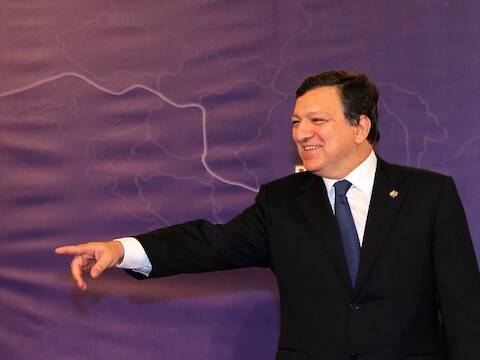 Europees Commissievoorzitter José Manuel Barroso.