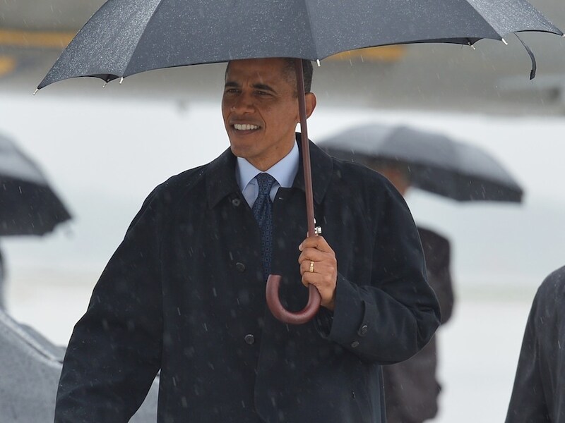 De Amerikaanse president Barack Obama.