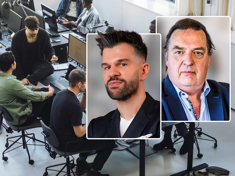 Arbeidseconoom Stijn Baert en begrotingsexpert Herman Matthijs.