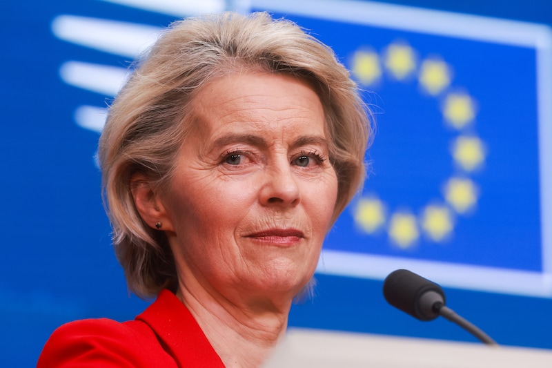 La presidenta de la Comisión Europea, Ursula von der Leyen.