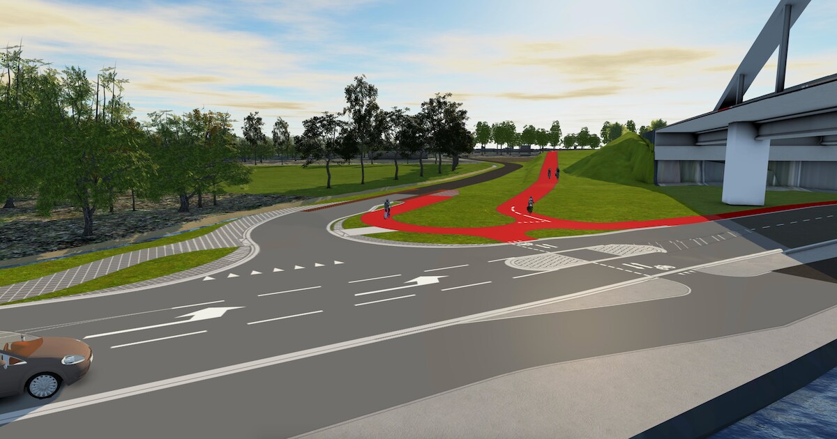 Wegen en Verkeer start met aanleg dubbelrichtingsfietspad Houtlaan ...