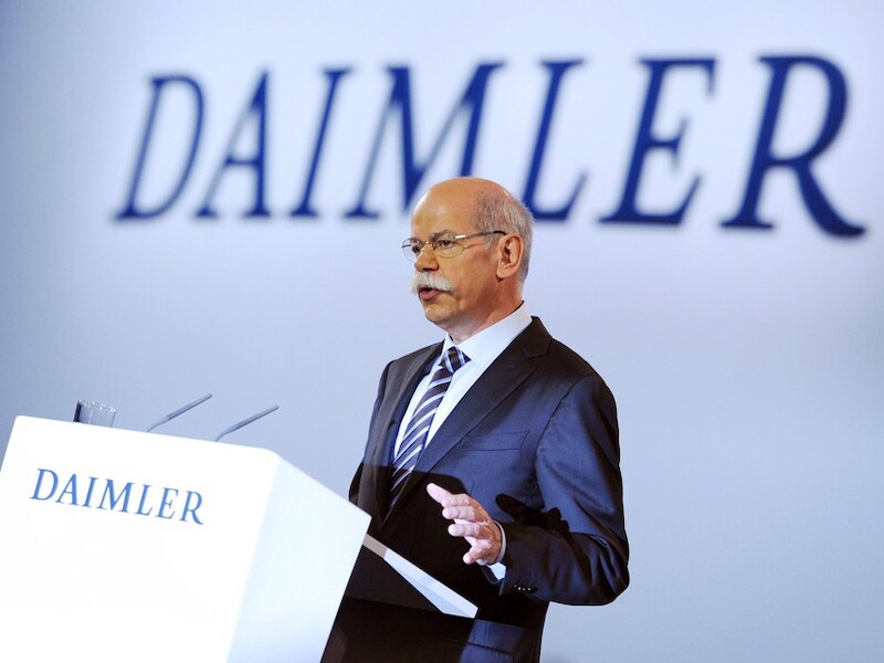 Dieter Zetsche, topman van Daimler.
