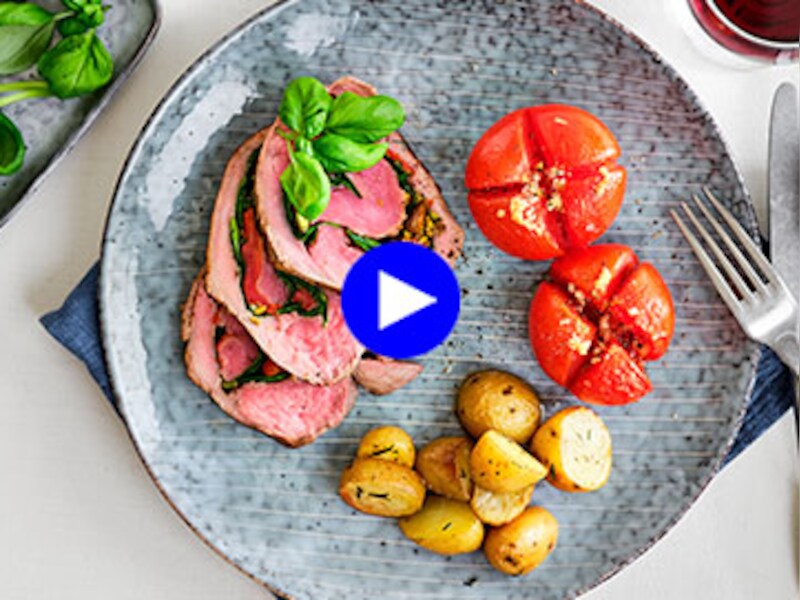 Een klassieker, maar dan anders: vul je rosbief op met Italiaanse lekkernijen 