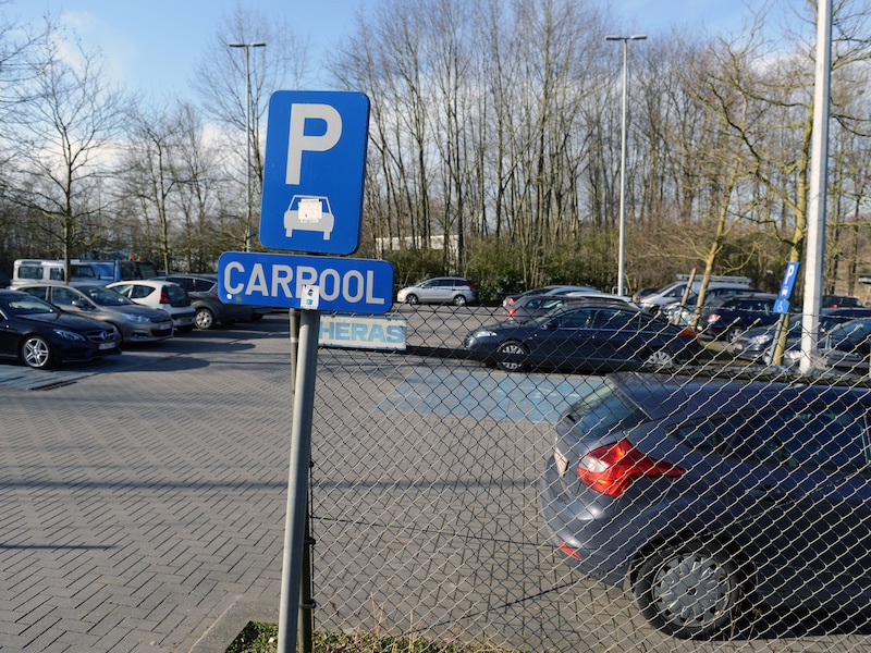De carpoolparking in Bertem gaat een maand dicht