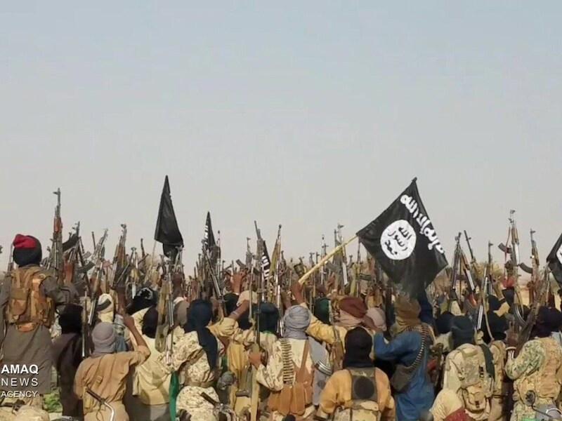 IS-strijders in de Sahel.