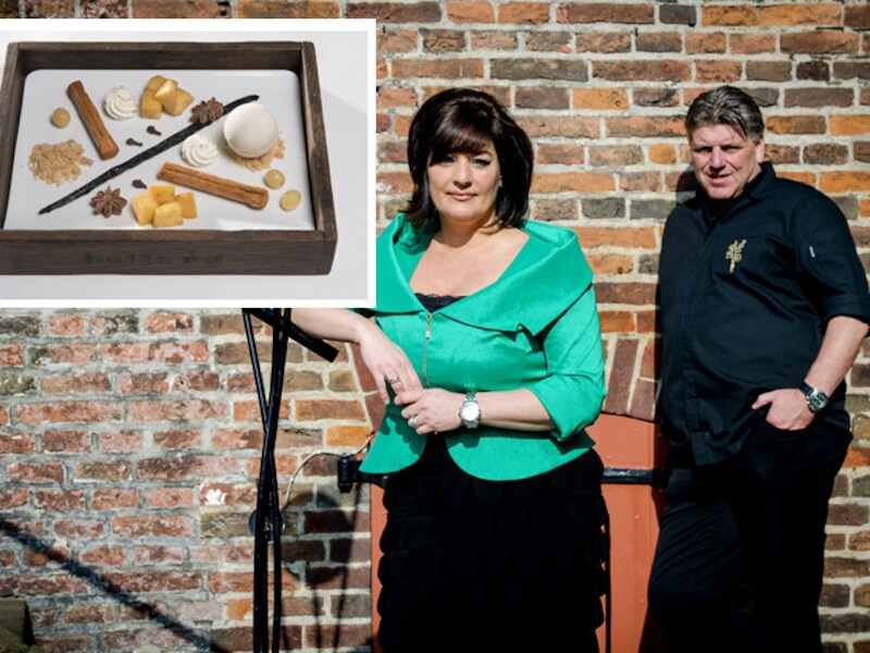 Topchef Jonnie Boer en echtgenote Thérèse serveerden onder andere 'losgeslagen' appeltaart