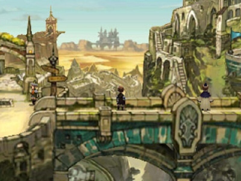 Scène uit 'Bravely Second: End Layer'