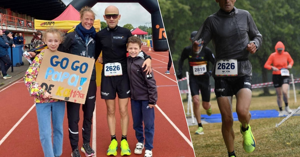 Stijn (45) loopt 280 kilometer in 24 uur en verpulvert daarmee Belgisch ...