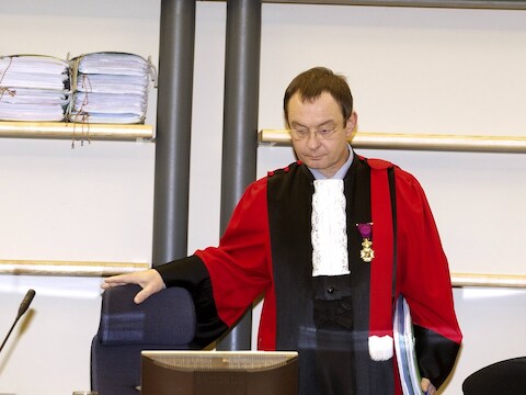 Voorzitter Olivier Delmarche.