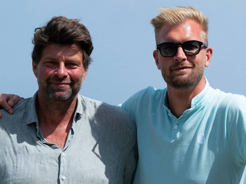 Wim Lybaert en Ruben Van Gucht in ‘De Columbus’.