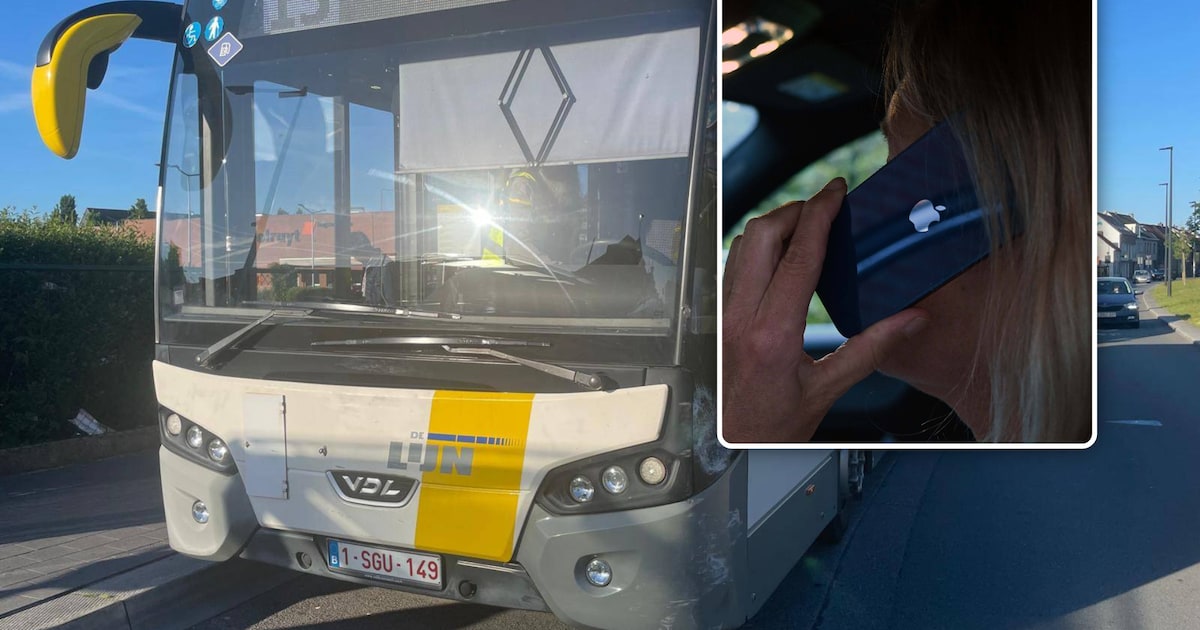 Buschauffeur De Lijn al bellend betrapt achter het stuur: “Ik vroeg ...