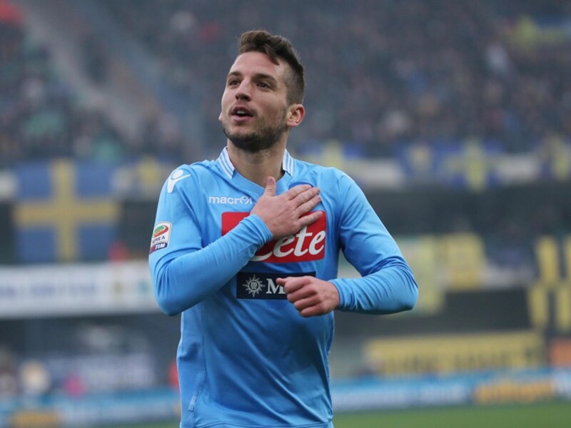 Mertens scoorde zijn derde goal in een week.