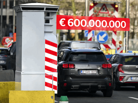 De inkomsten uit boetes die in 2025 werden uitgeschreven, zullen naar verwachting de grens van 600 miljoen euro overschrijden.