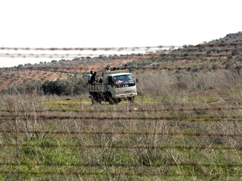 De grens tussen Turkije en Syrië.