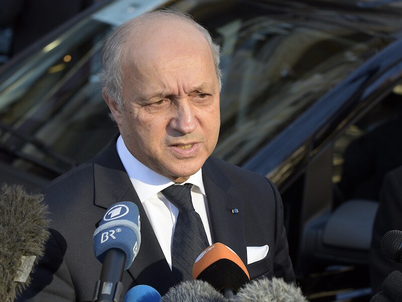 Laurent Fabius, de Franse minister van Buitenlandse Zaken.