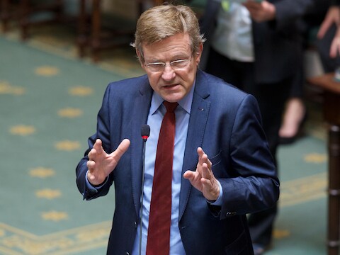 Minister van Financiën Johan Van Overtveldt (N-VA).