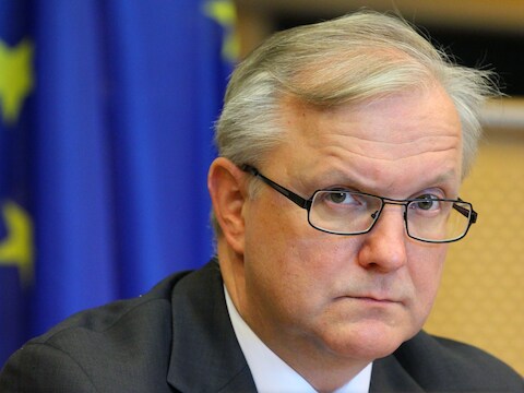 De Europese commissaris Olli Rehn.